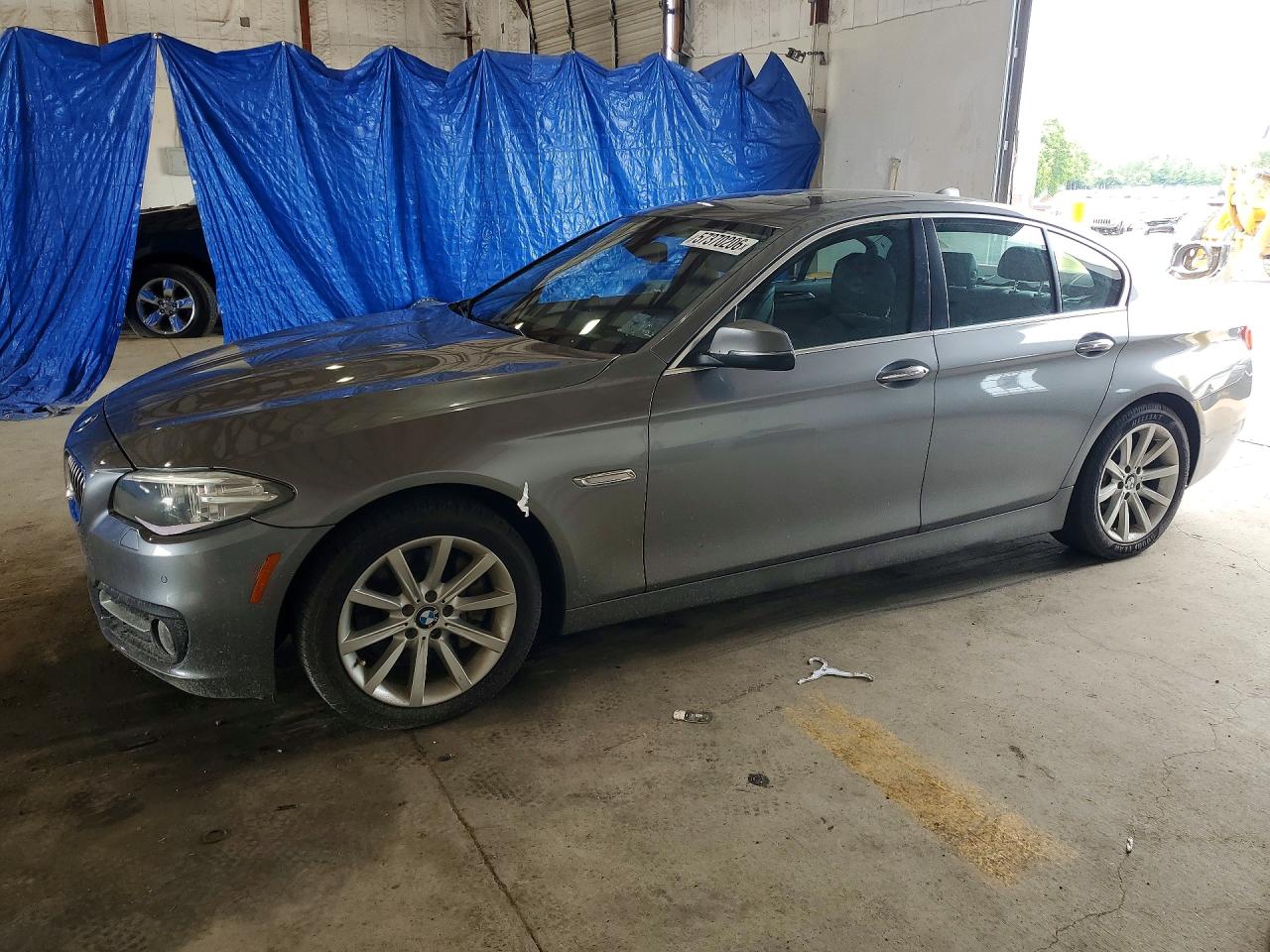 2015 Bmw 535 I Gray vin: WBA5B1C53FD919731