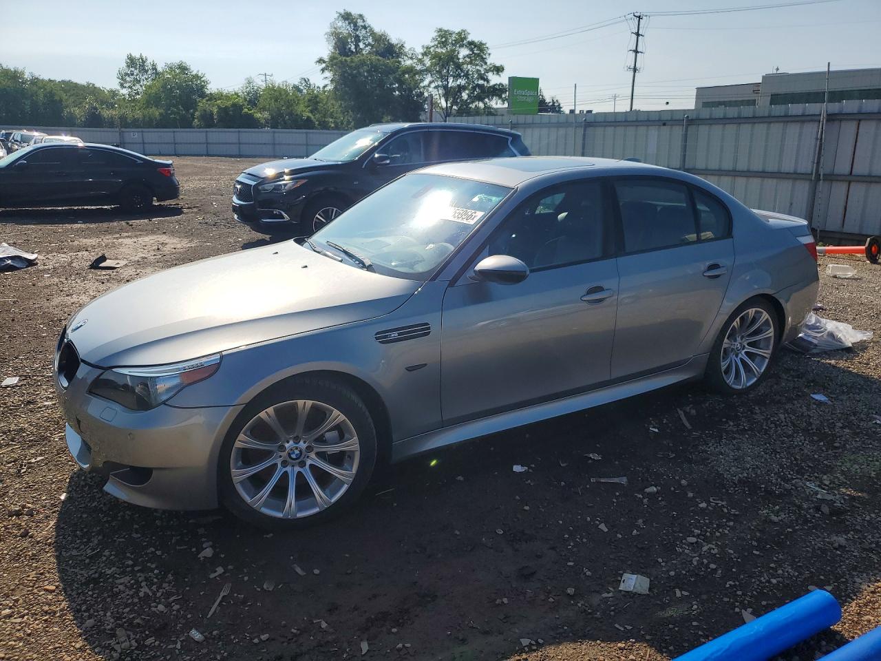 2006 Bmw M5 Gray vin: WBSNB93596B583301