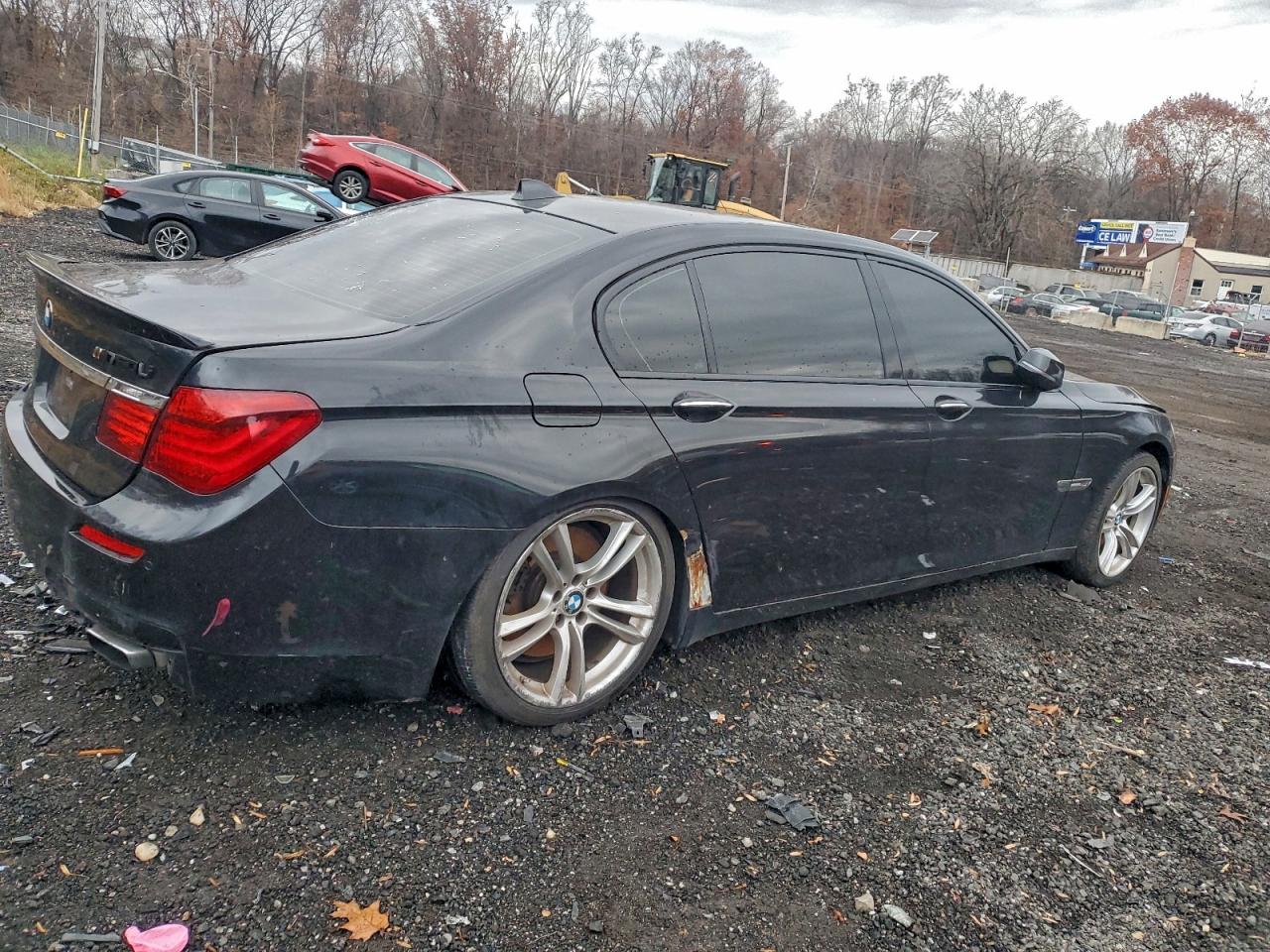 2014 Bmw 750 Lxi Черный vin: WBAYF8C53ED652924