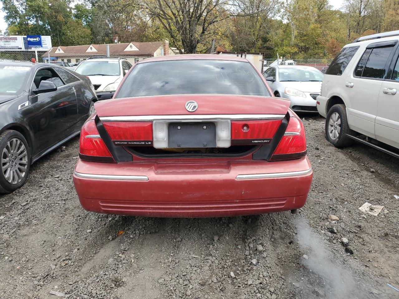 2000 Mercury Grand Marquis Ls Красный vin: 2MEFM75W3YX713135