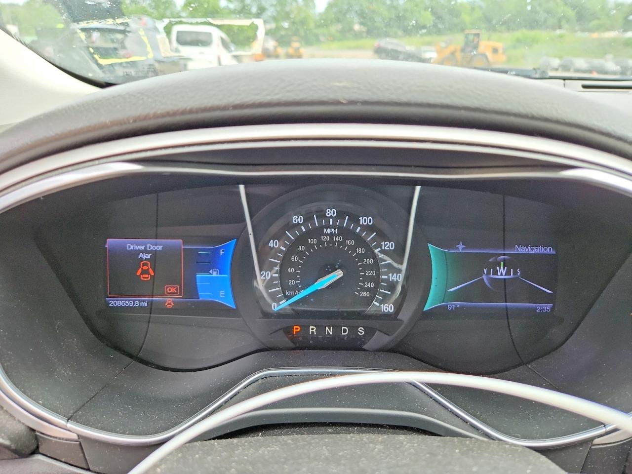 2013 Ford Fusion Se Gray vin: 3FA6P0H74DR173636