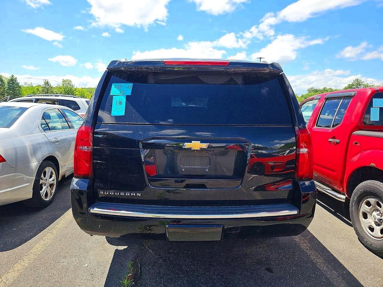 2015 Chevrolet Suburban K1500 Ltz Black vin: 1GNSKKKC8FR722852