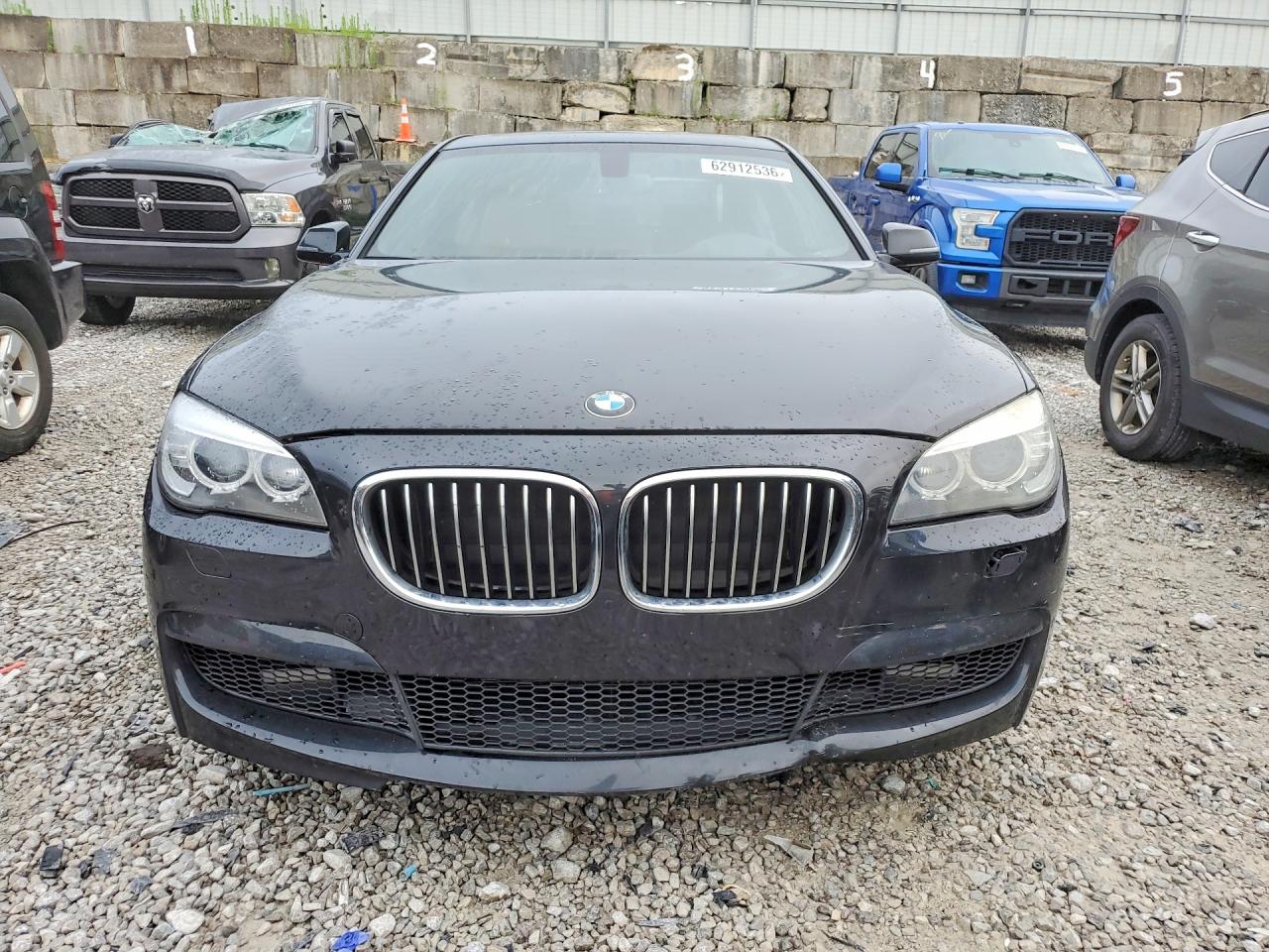 2015 Bmw 740 I Black vin: WBAYA6C50FGK16292