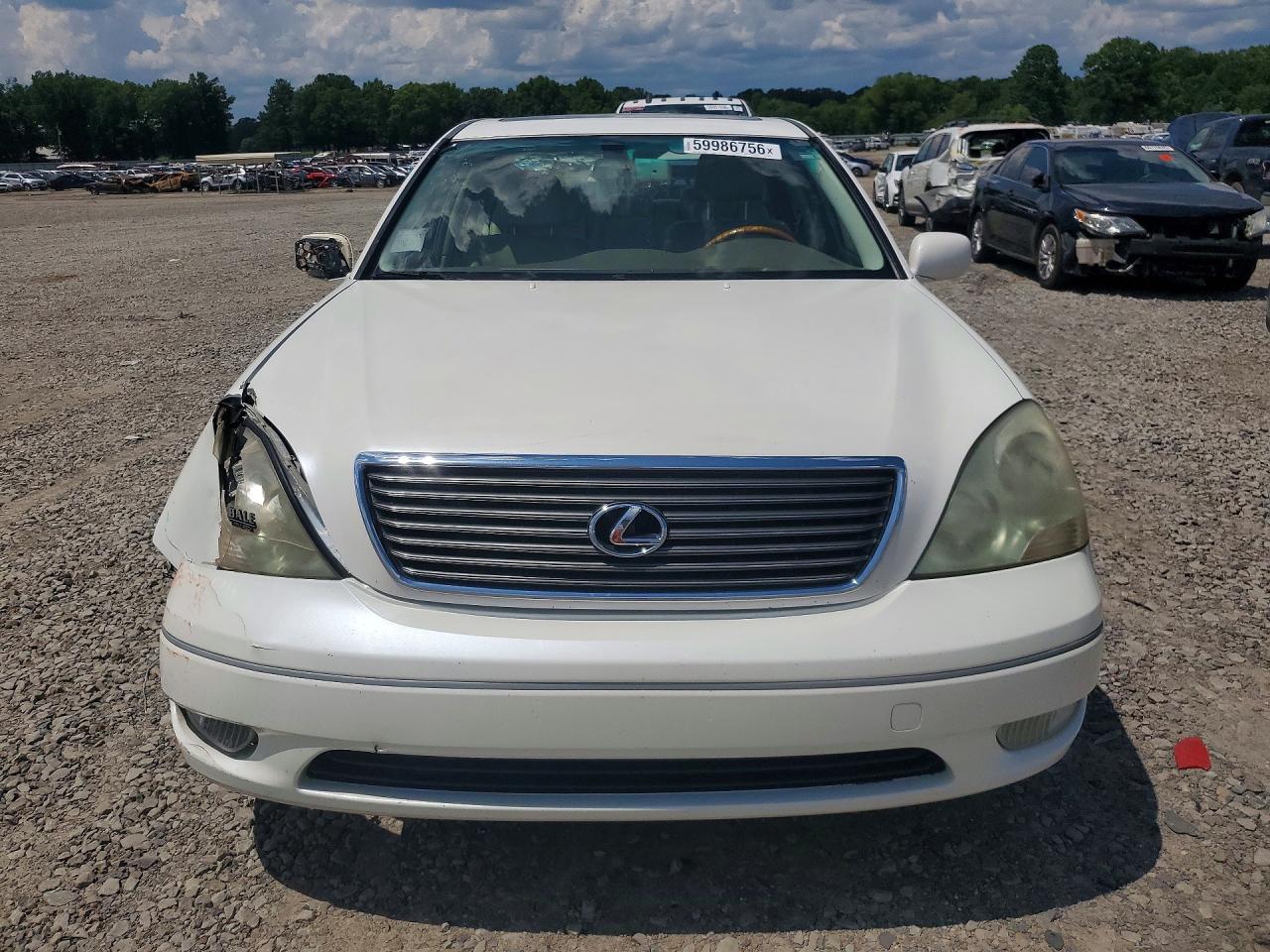 2003 Lexus Ls 430 White vin: JTHBN30F230102838