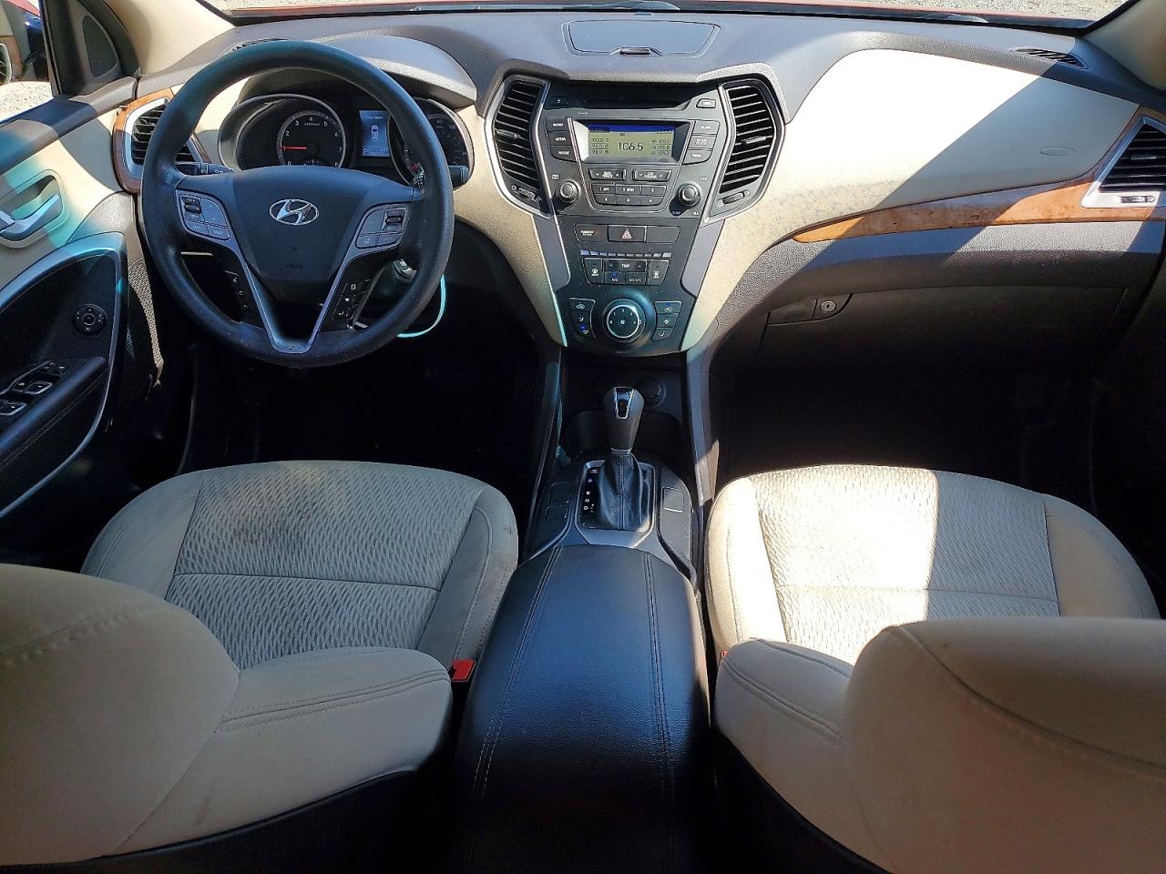 2014 Hyundai Santa Fe Sport 2.4l Orange vin: 5XYZTDLB0EG133796