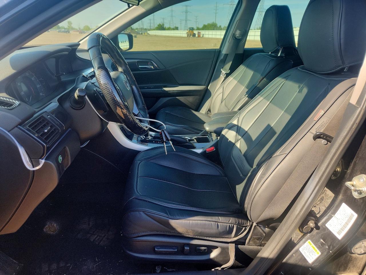 2014 Honda Accord Sport Черный vin: 1HGCR2F50EA280927