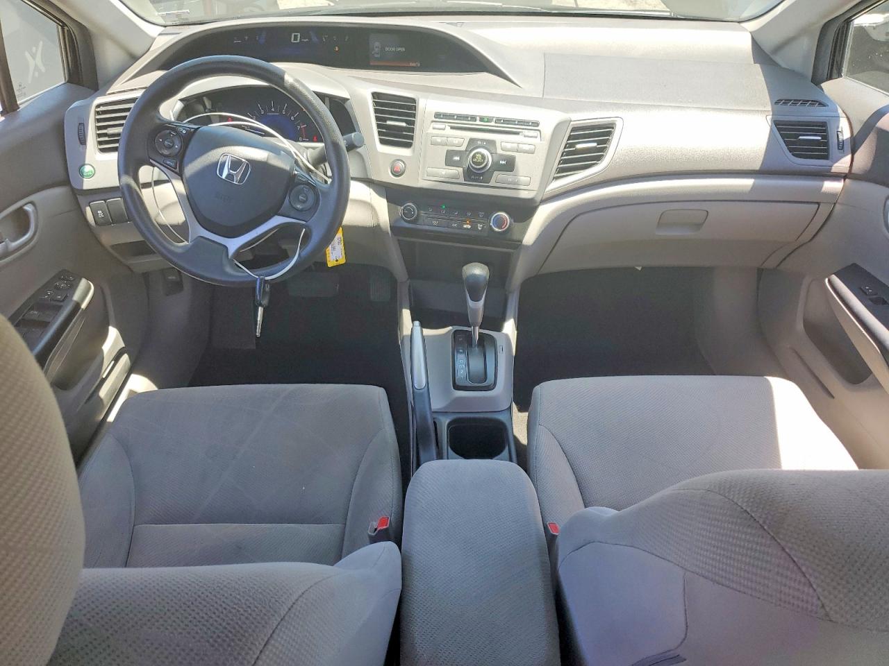 2012 Honda Civic Lx Black vin: 19XFB2F59CE378915