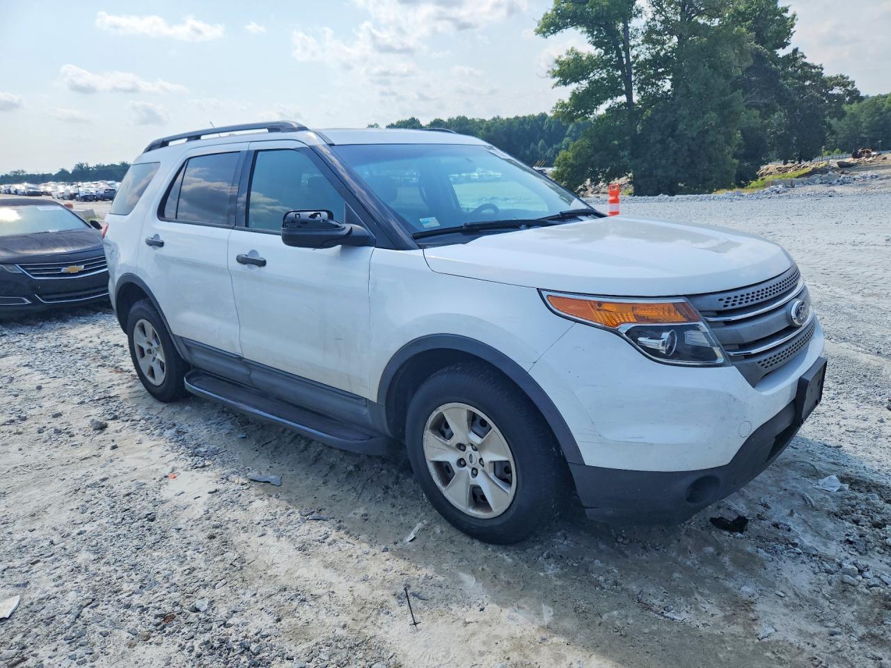 2013 Ford Explorer White vin: 1FM5K8B81DGA98918