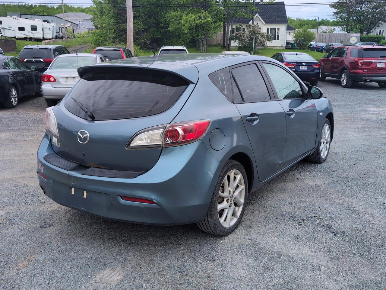 2010 Mazda 3 I Blue vin: JM1BL1HF9A1299336