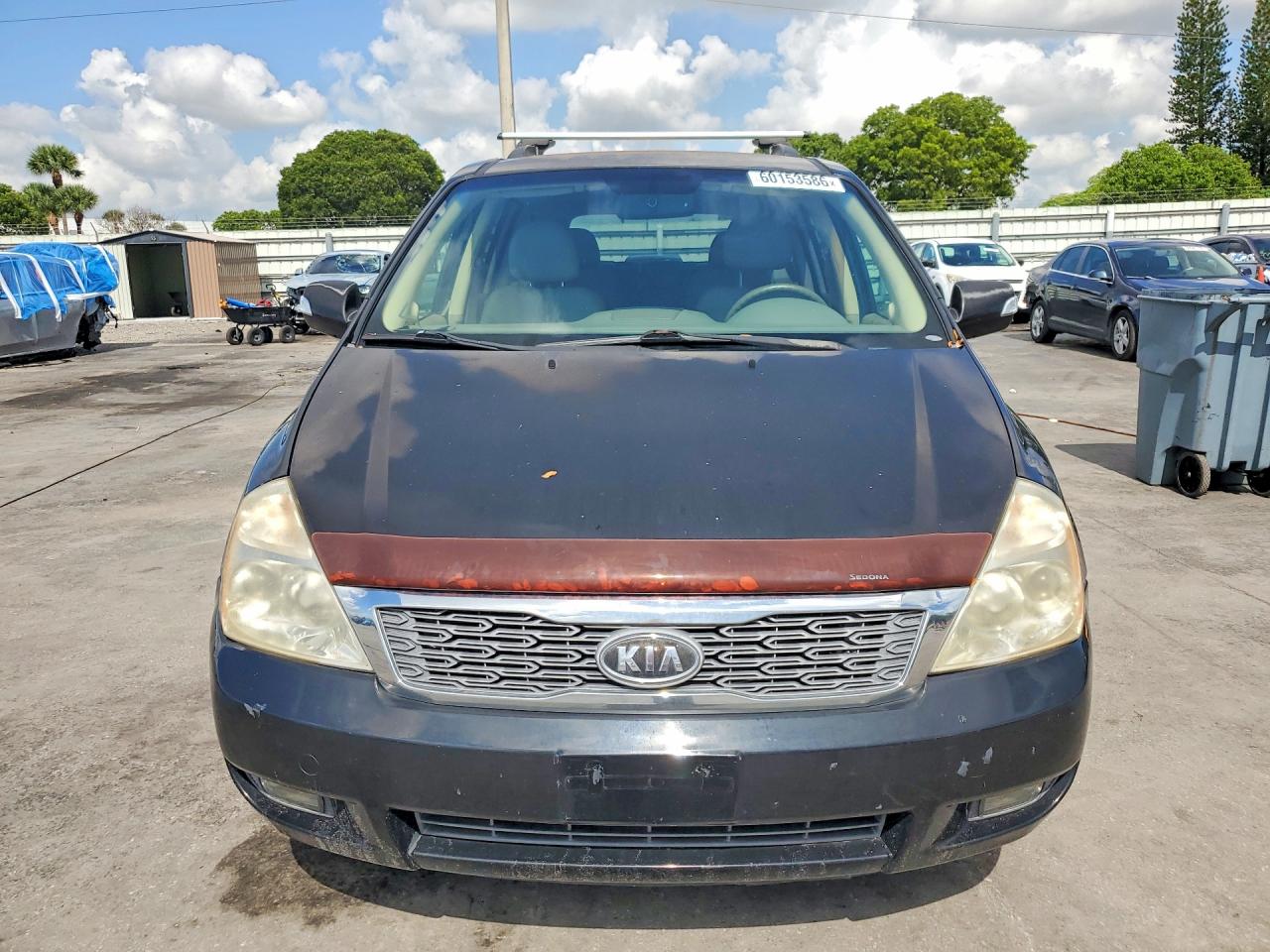 2011 Kia Sedona Ex Black vin: KNDMH4C72B6387256