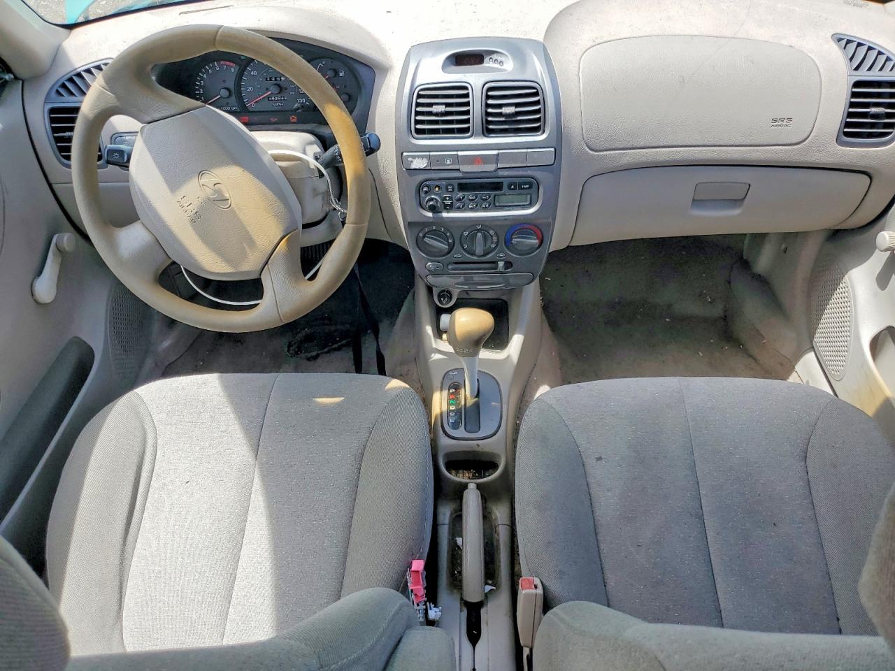 2001 Hyundai Accent Gl Green vin: KMHCG45C91U169698