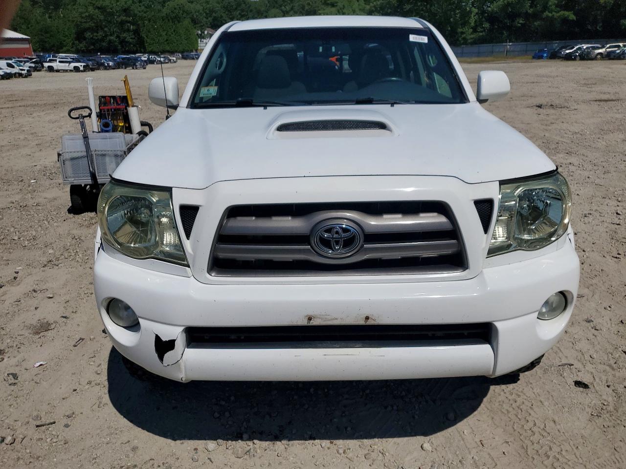 2010 Toyota Tacoma Double Cab Long Bed White vin: 3TMMU4FN9AM022884