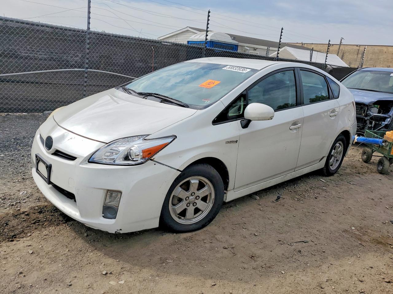 2011 Toyota Prius Two White vin: JTDKN3DU9B0296485