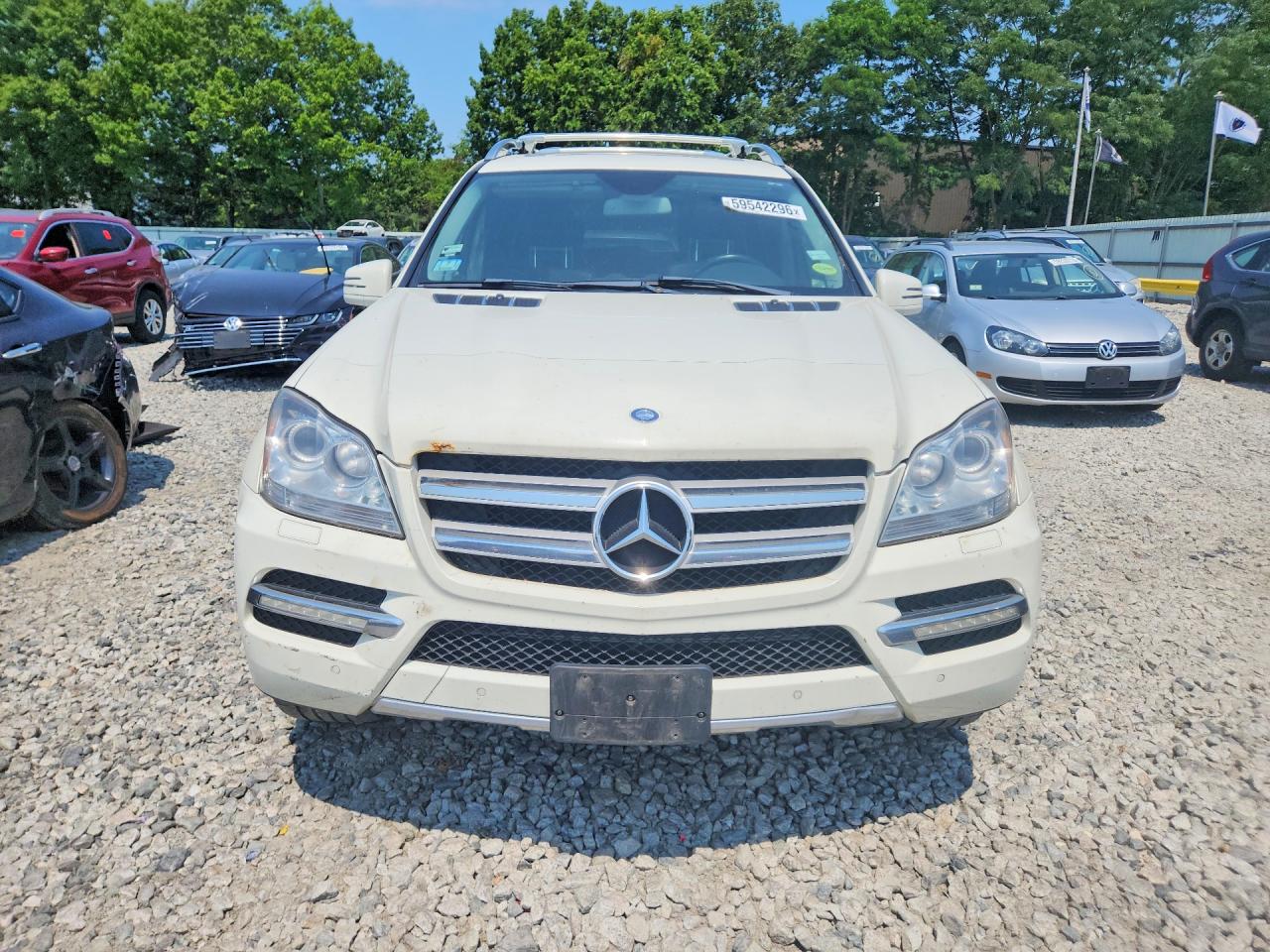 2012 Mercedes-benz Gl 450 4matic White vin: 4JGBF7BE8CA785676