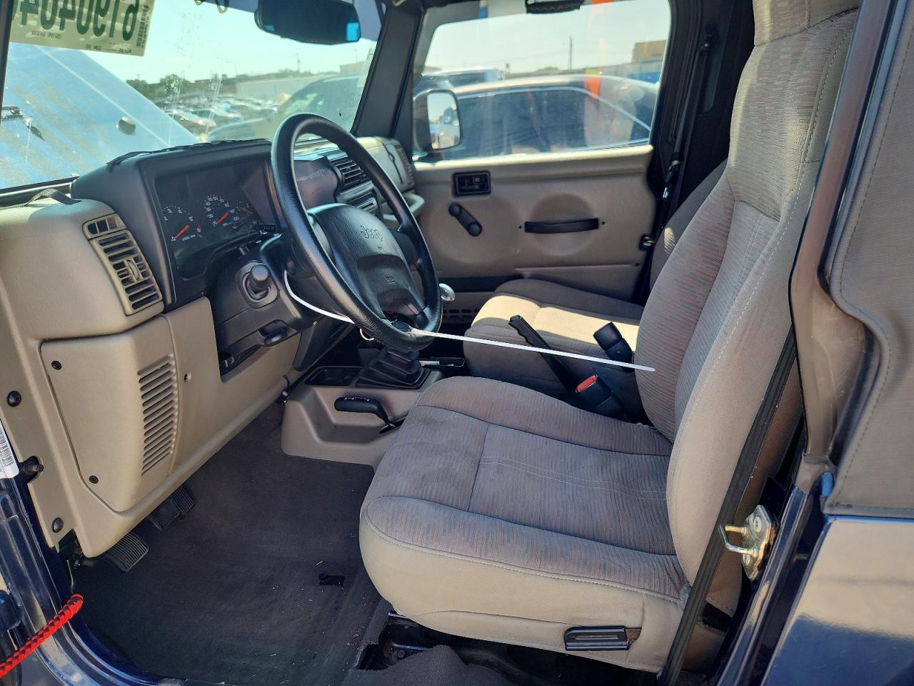 2004 Jeep Wrangler X Blue vin: 1J4FA39S44P715979