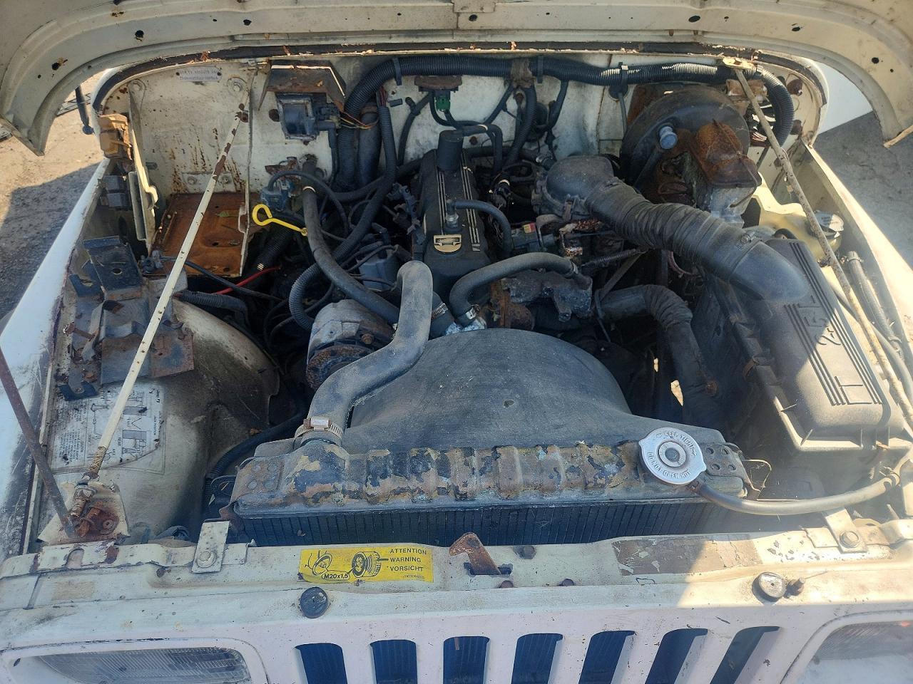 1987 Jeep Wrangler Белый vin: 2BCHV81S7HB542680