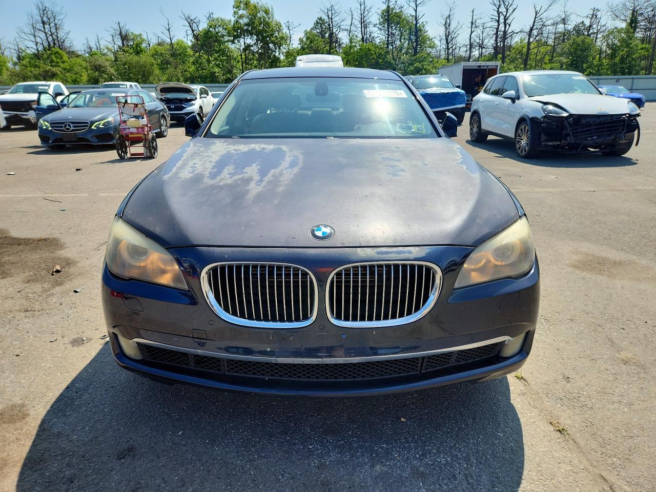 2012 Bmw 750 Lxi Синий vin: WBAKC8C54CC436680
