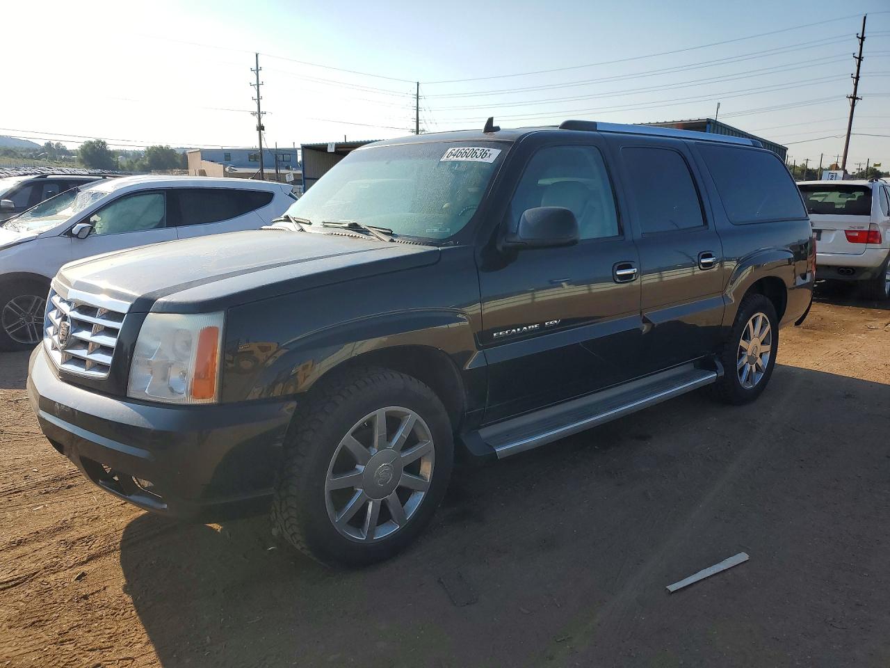 2006 Cadillac Escalade Esv Black vin: 3GYFK66N86G103398
