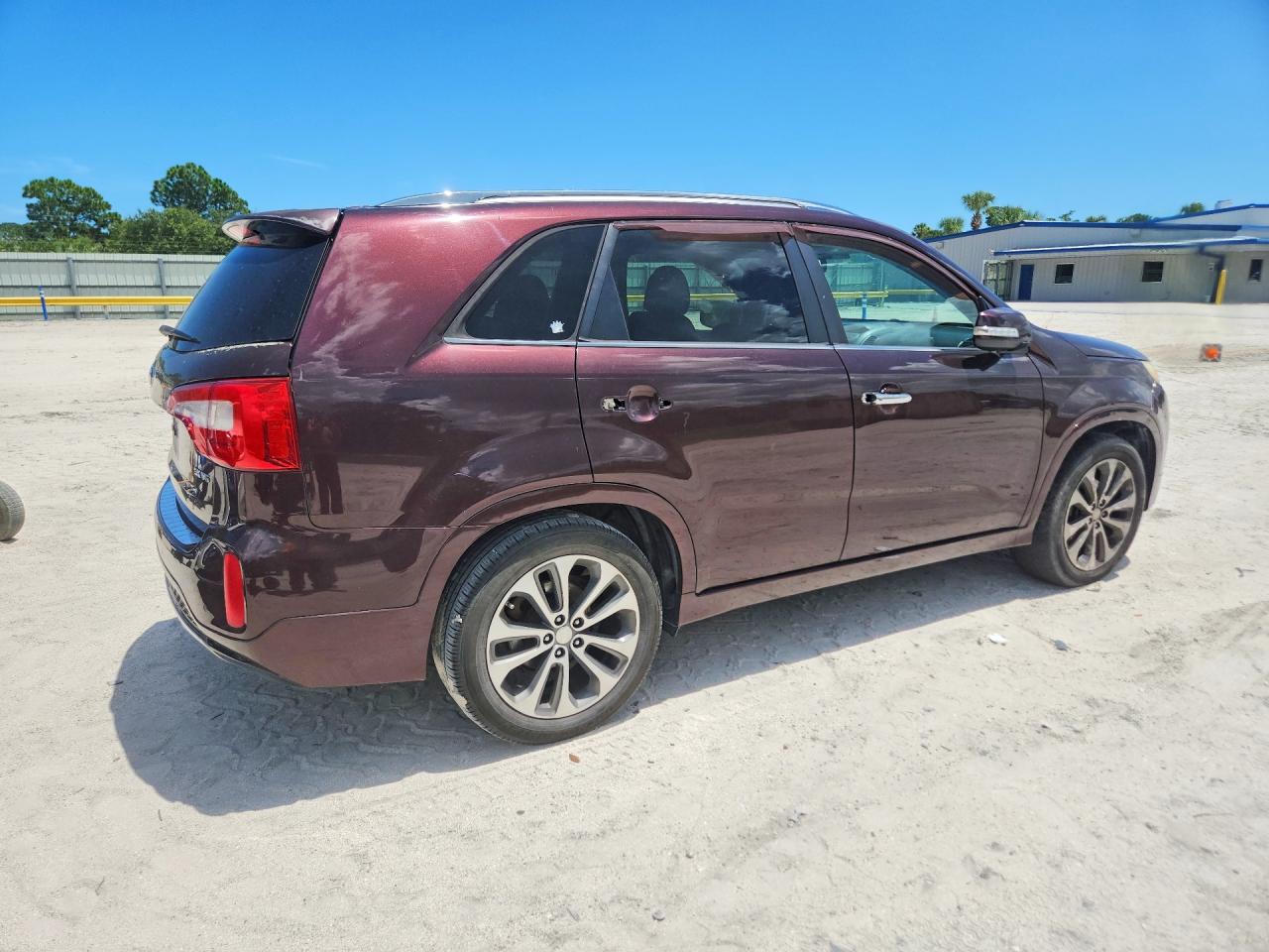 2015 Kia Sorento Sx Maroon vin: 5XYKW4A76FG649461