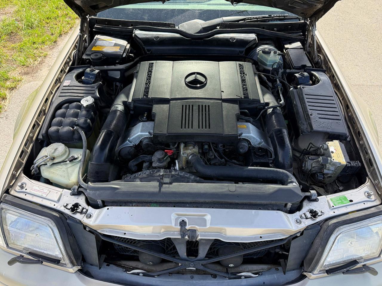 1996 Mercedes-benz Sl 500 Gold vin: WDBFA67F2TF131418