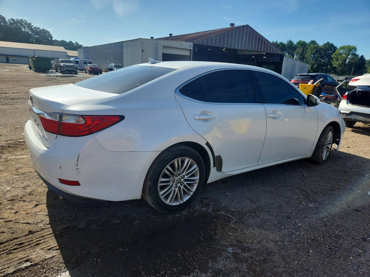 2014 Lexus Es 350 White vin: JTHBK1GG8E2133160