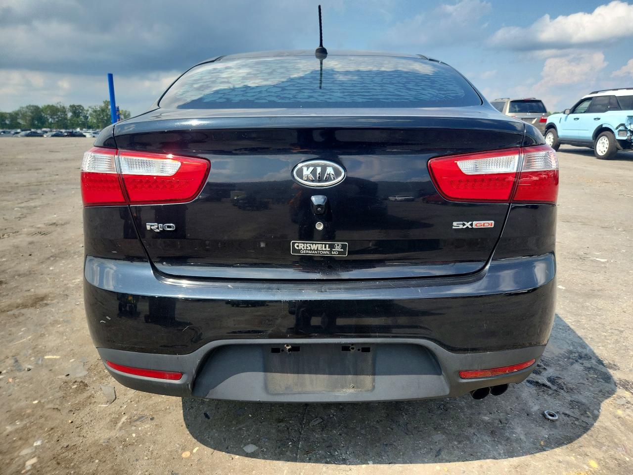 2012 Kia Rio Sx Black vin: KNADN4A30C6046607