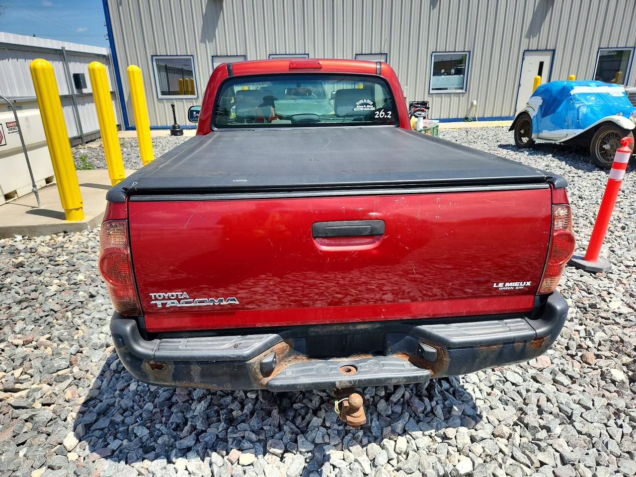 2008 Toyota Tacoma Base Red vin: 5TENX22N38Z533722