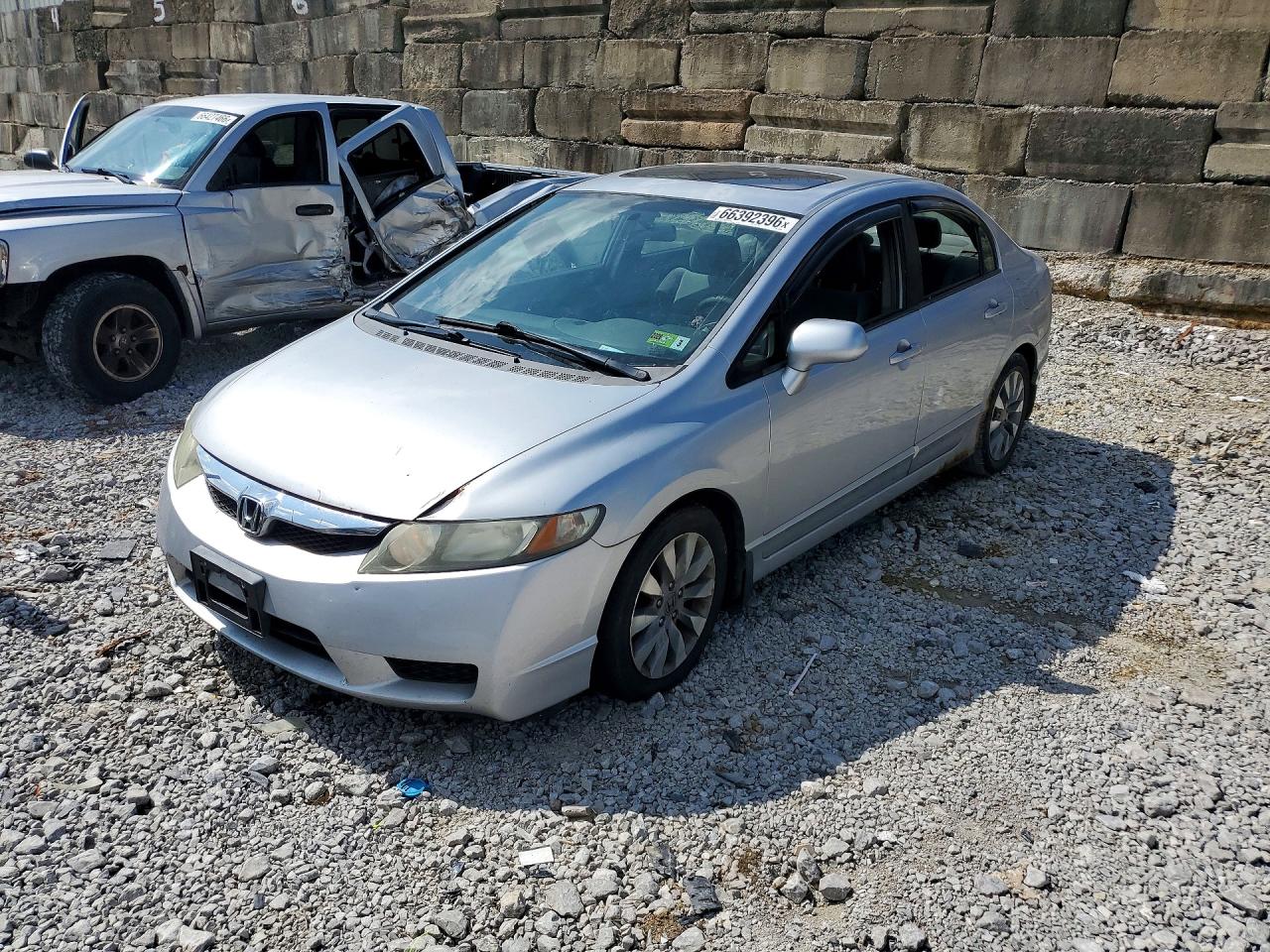 2010 Honda Civic Ex Silver vin: 2HGFA1F8XAH516620