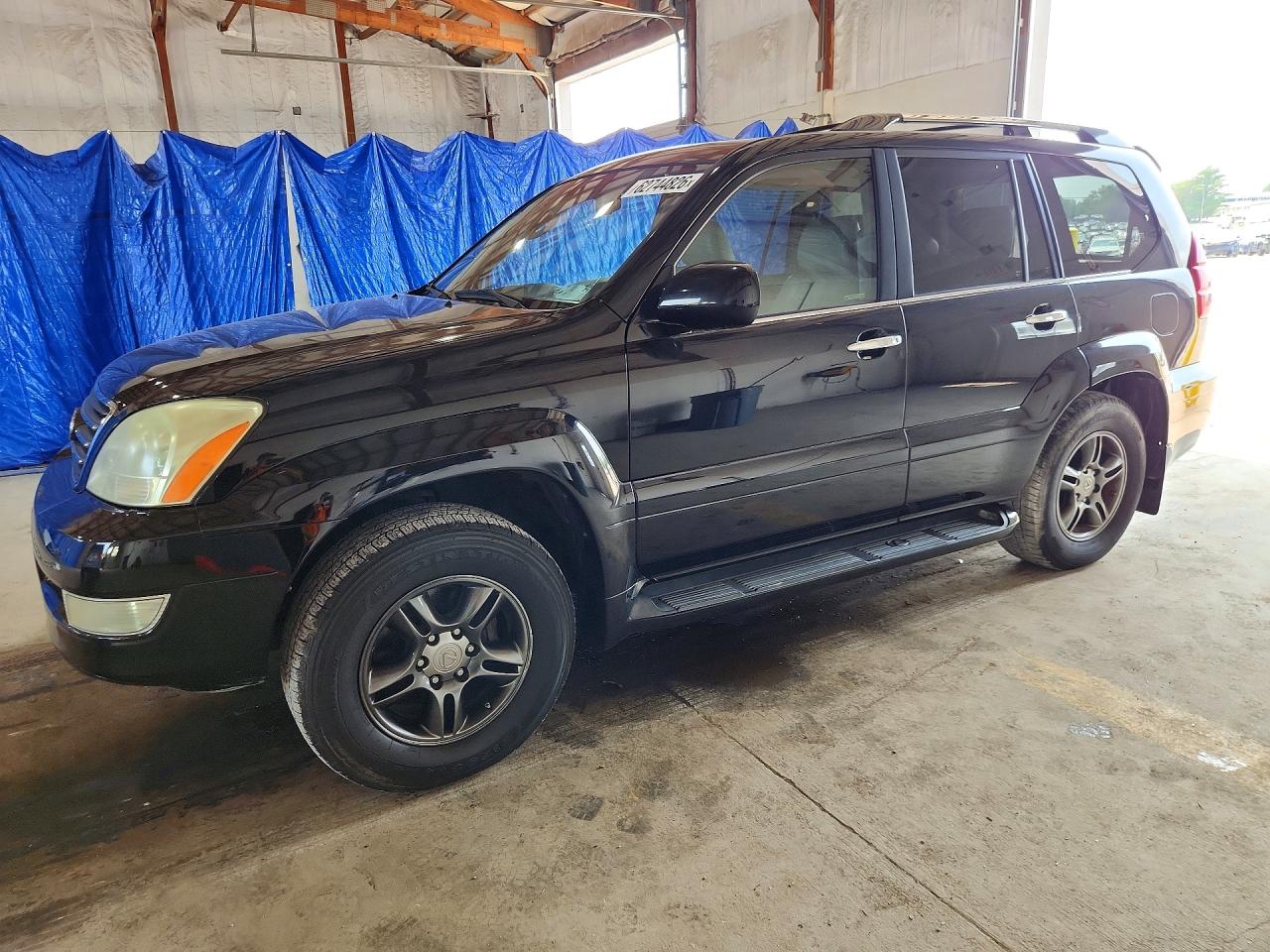 2008 Lexus Gx 470 Black vin: JTJBT20X480171173
