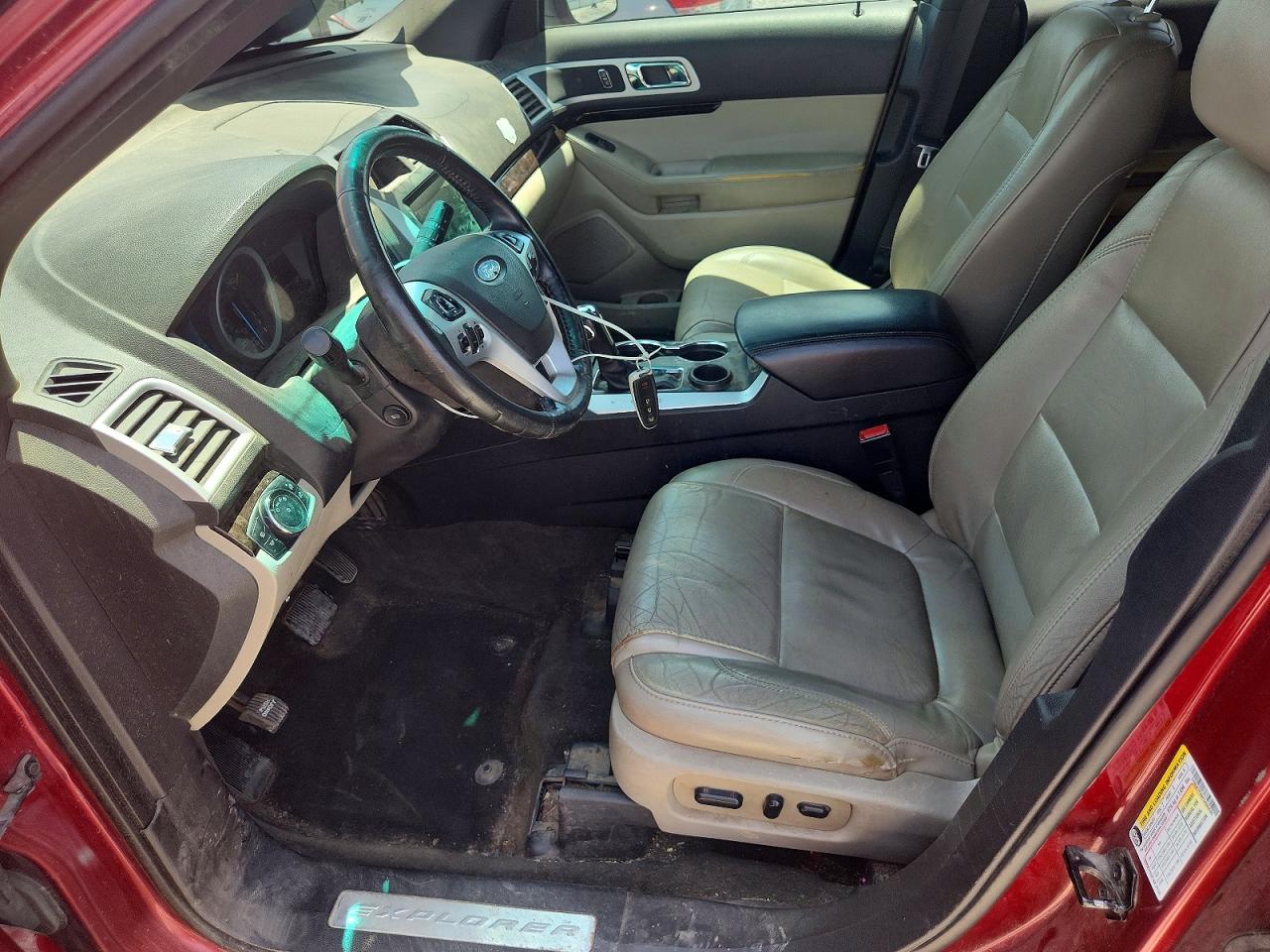 2015 Ford Explorer Limited Maroon vin: 1FM5K7F88FGA66846