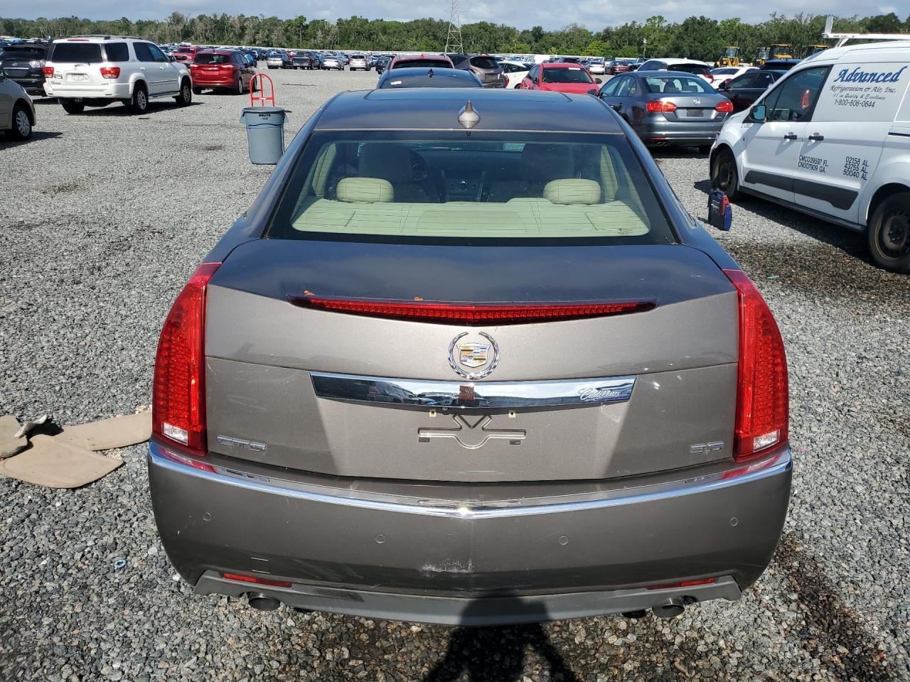 2012 Cadillac Cts Premium Collection Tan vin: 1G6DP5E37C0129809