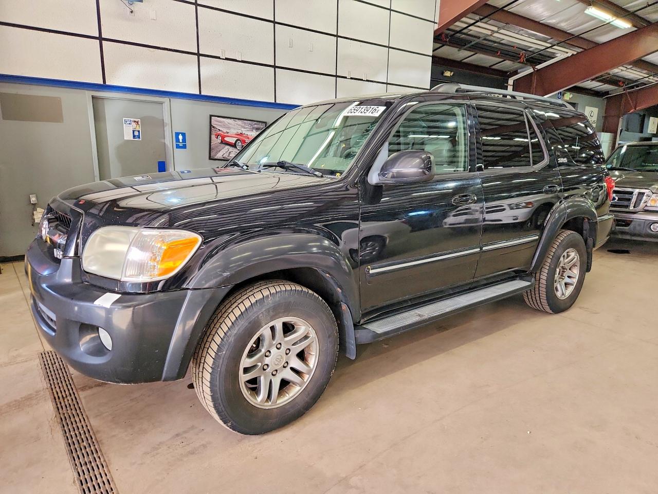 2005 Toyota Sequoia Sr5 Black vin: 5TDBT44A25S251648