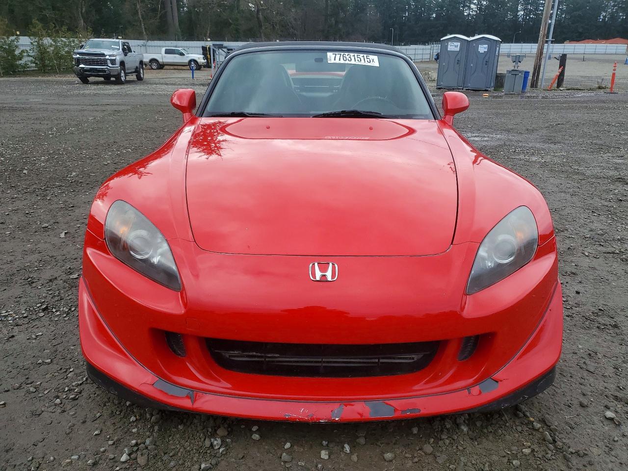 2007 Honda S2000 Red vin: JHMAP21417S003578