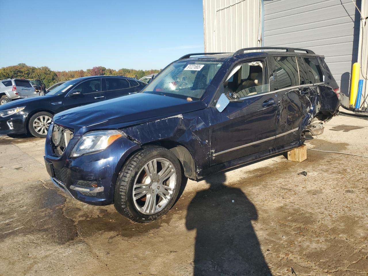 2014 Mercedes-benz Glk 350 Blue vin: WDCGG5HB4EG315535