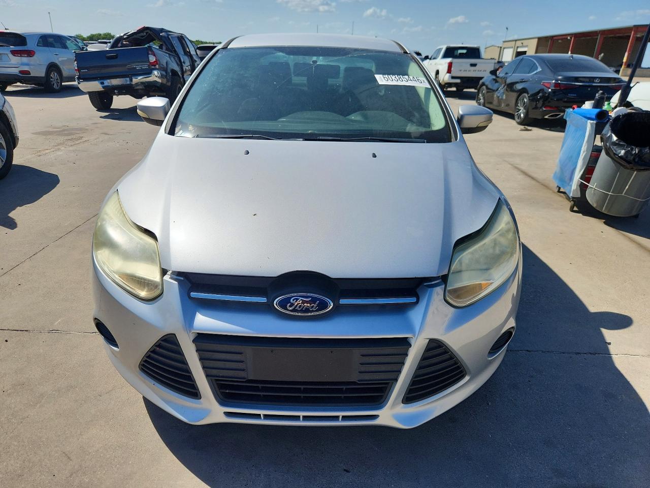 2013 Ford Focus Se Silver vin: 1FADP3F27DL115616