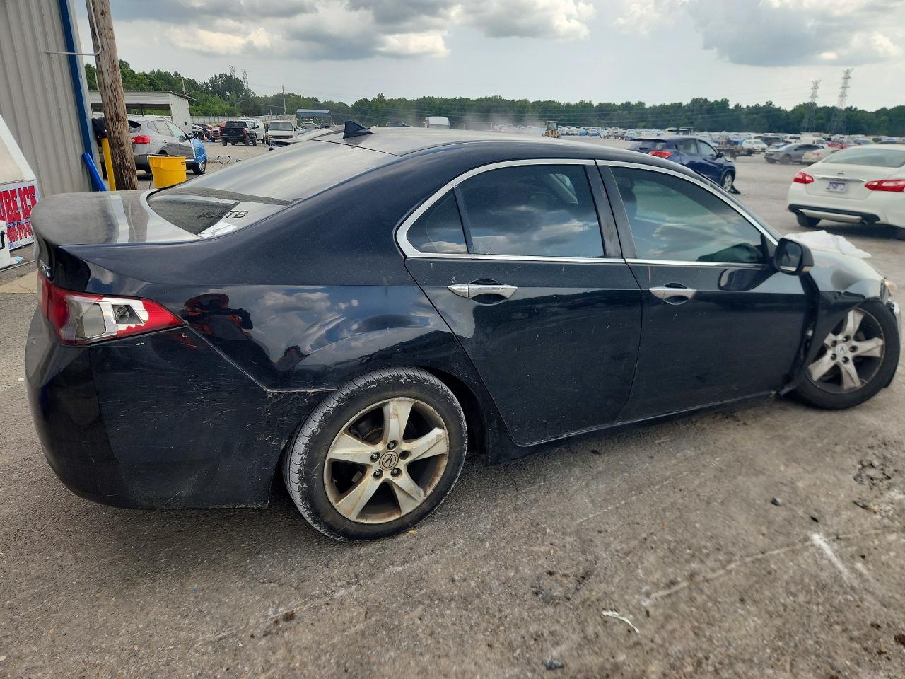 2010 Acura Tsx Черный vin: JH4CU2F60AC040554