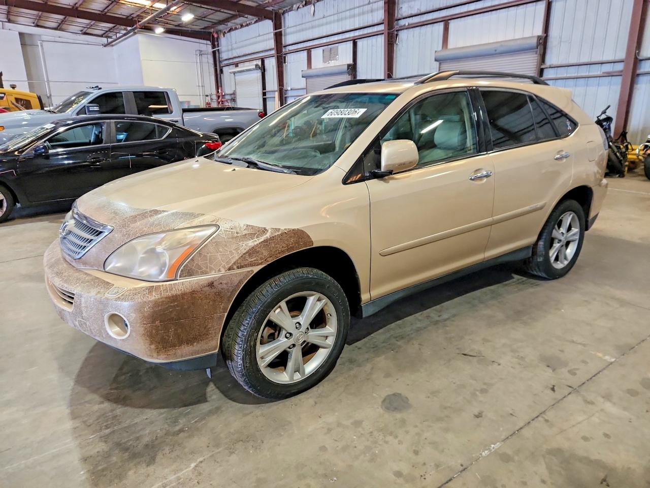2008 Lexus Rx 400h Gold vin: JTJGW31U682007029