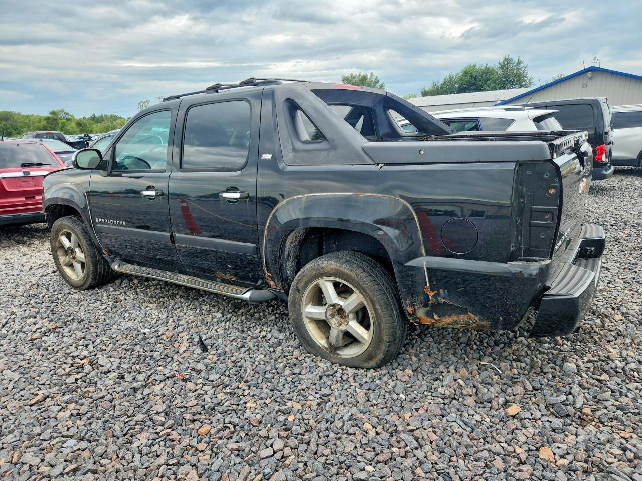 2007 Chevrolet Avalanche K1500 Черный vin: 3GNFK12397G280256