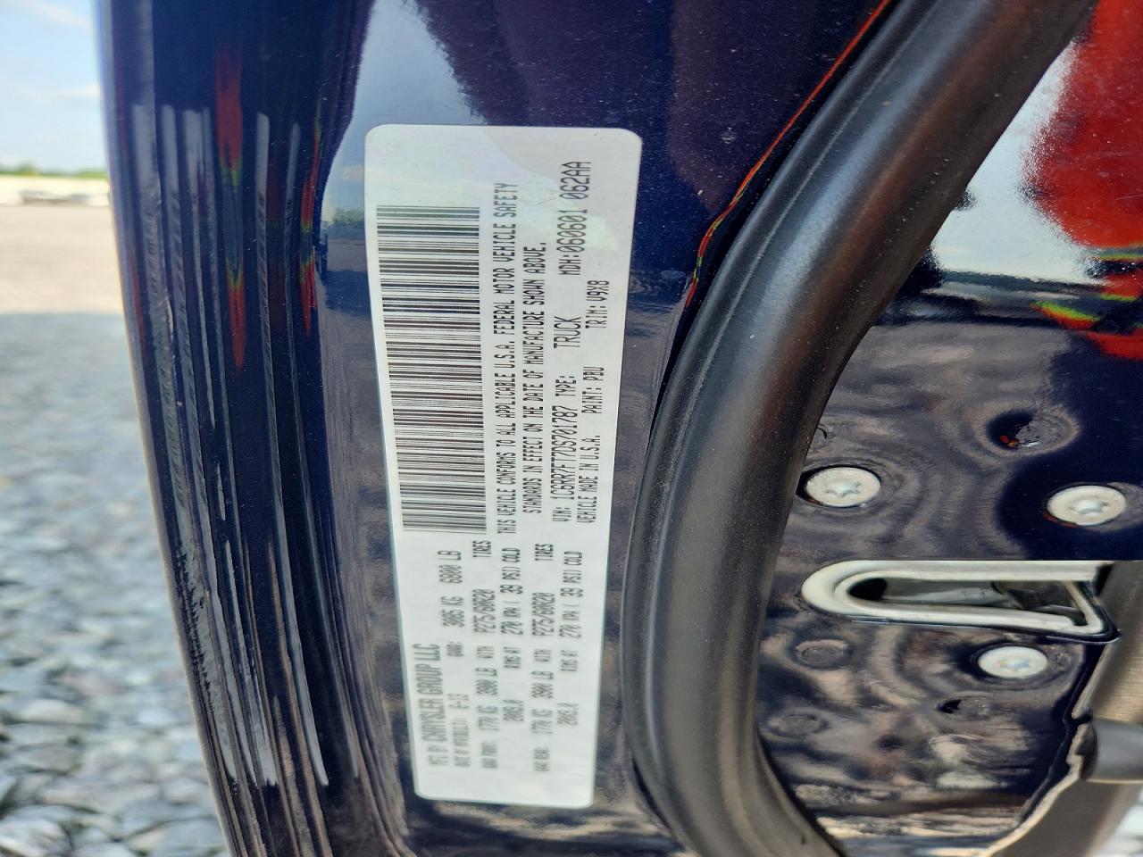 2013 Ram 1500 St Blue vin: 1C6RR7FT7DS701787
