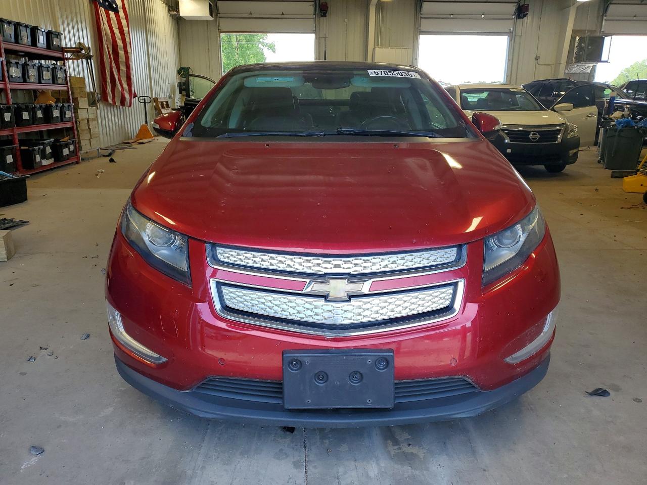 2012 Chevrolet Volt Красный vin: 1G1RD6E45CU110767