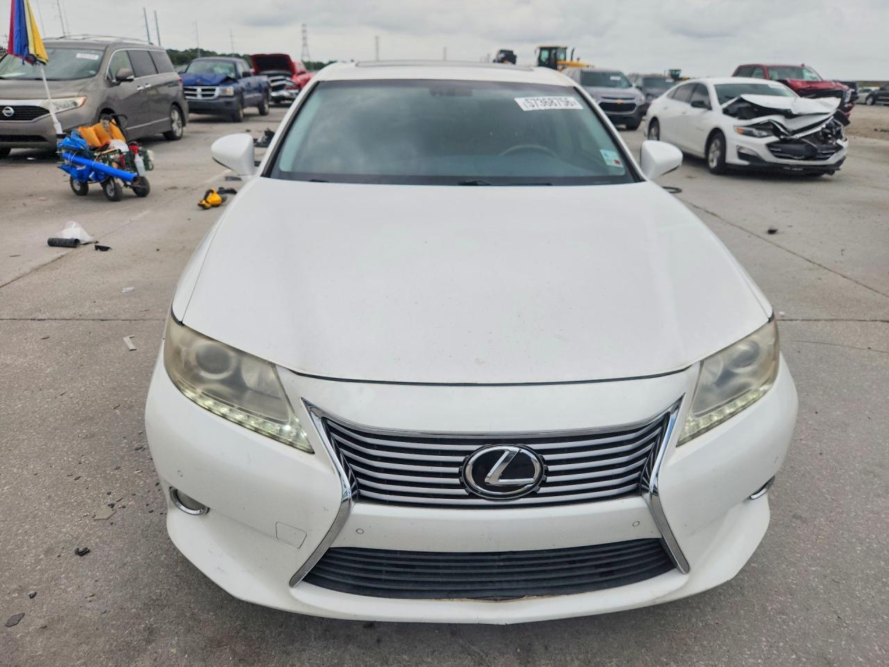 2013 Lexus Es 350 White vin: JTHBK1GG7D2079719