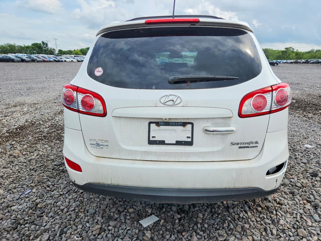 2011 Hyundai Santa Fe Limited Белый vin: 5XYZKDAG3BG026318