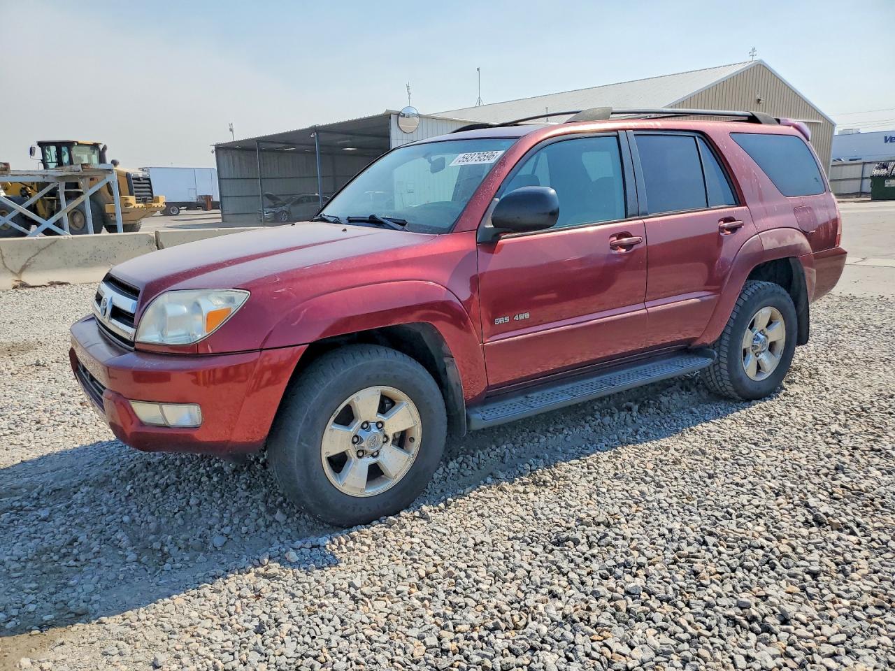 2005 Toyota 4runner Sr5 Red vin: JTEBU14R858041394