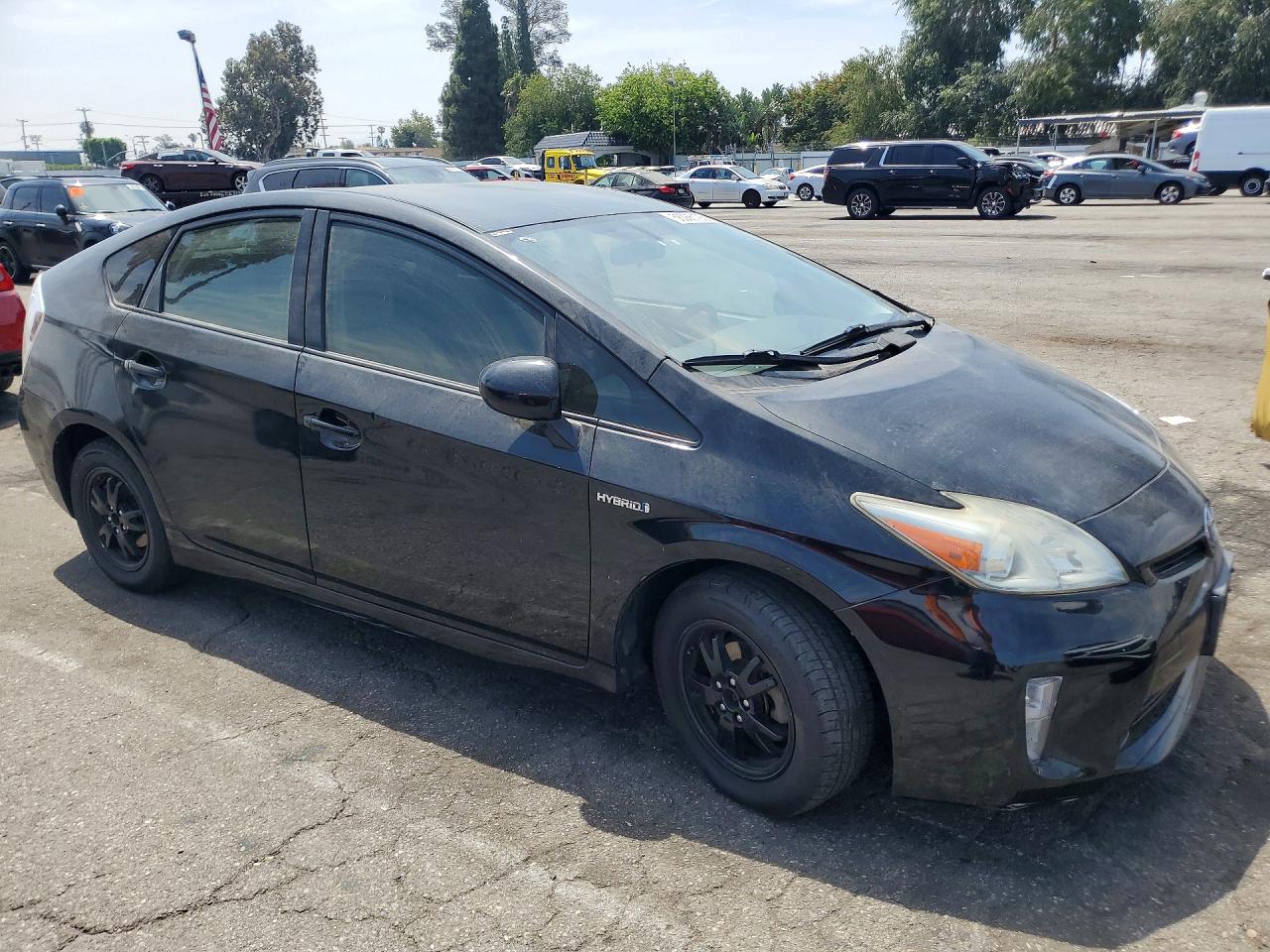 2012 Toyota Prius Three Black vin: JTDKN3DU3C5494158