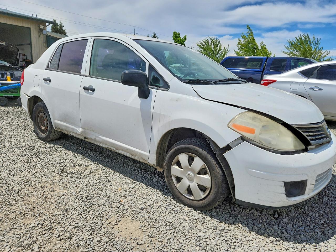 2011 Nissan Versa S White vin: 3N1CC1AP6BL419226