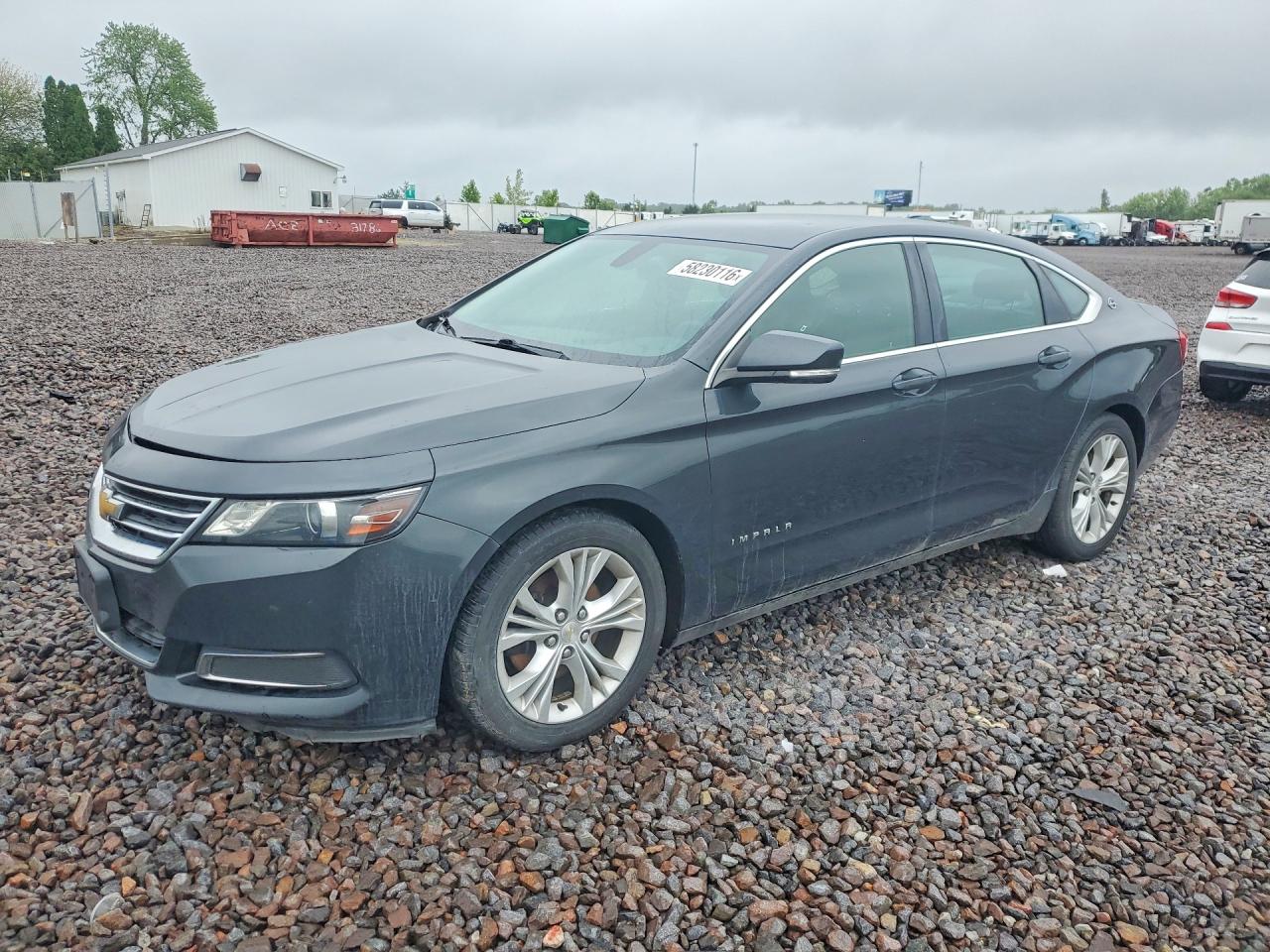 2015 Chevrolet Impala Lt Charcoal vin: 2G1115SL4F9148598