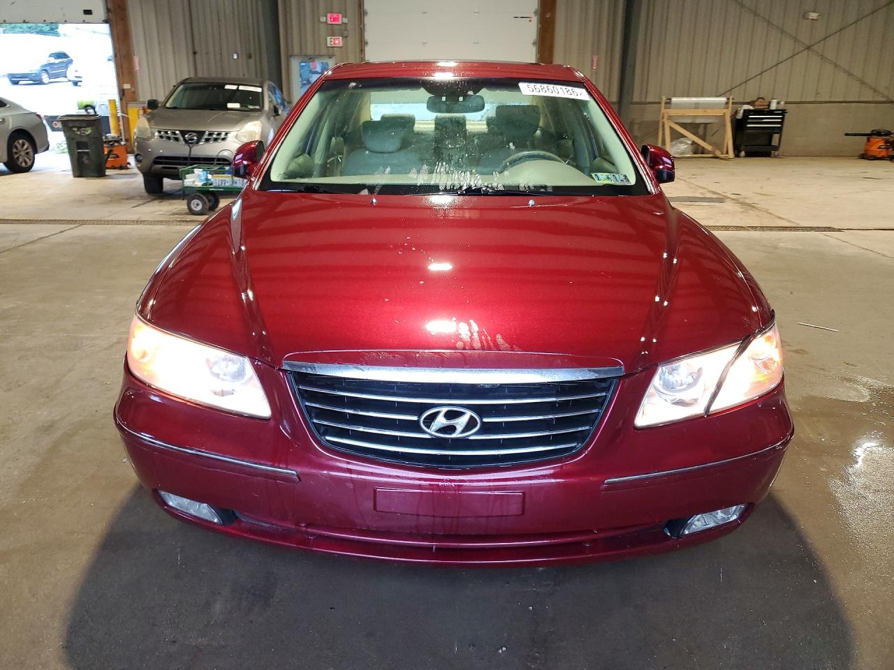 2009 Hyundai Azera Gls Темно-бордовый vin: KMHFC46D69A380399