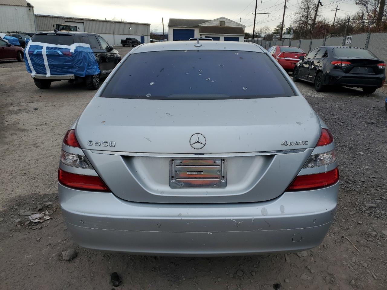 2009 Mercedes-benz S 550 4matic Silver vin: WDDNG86X29A244055