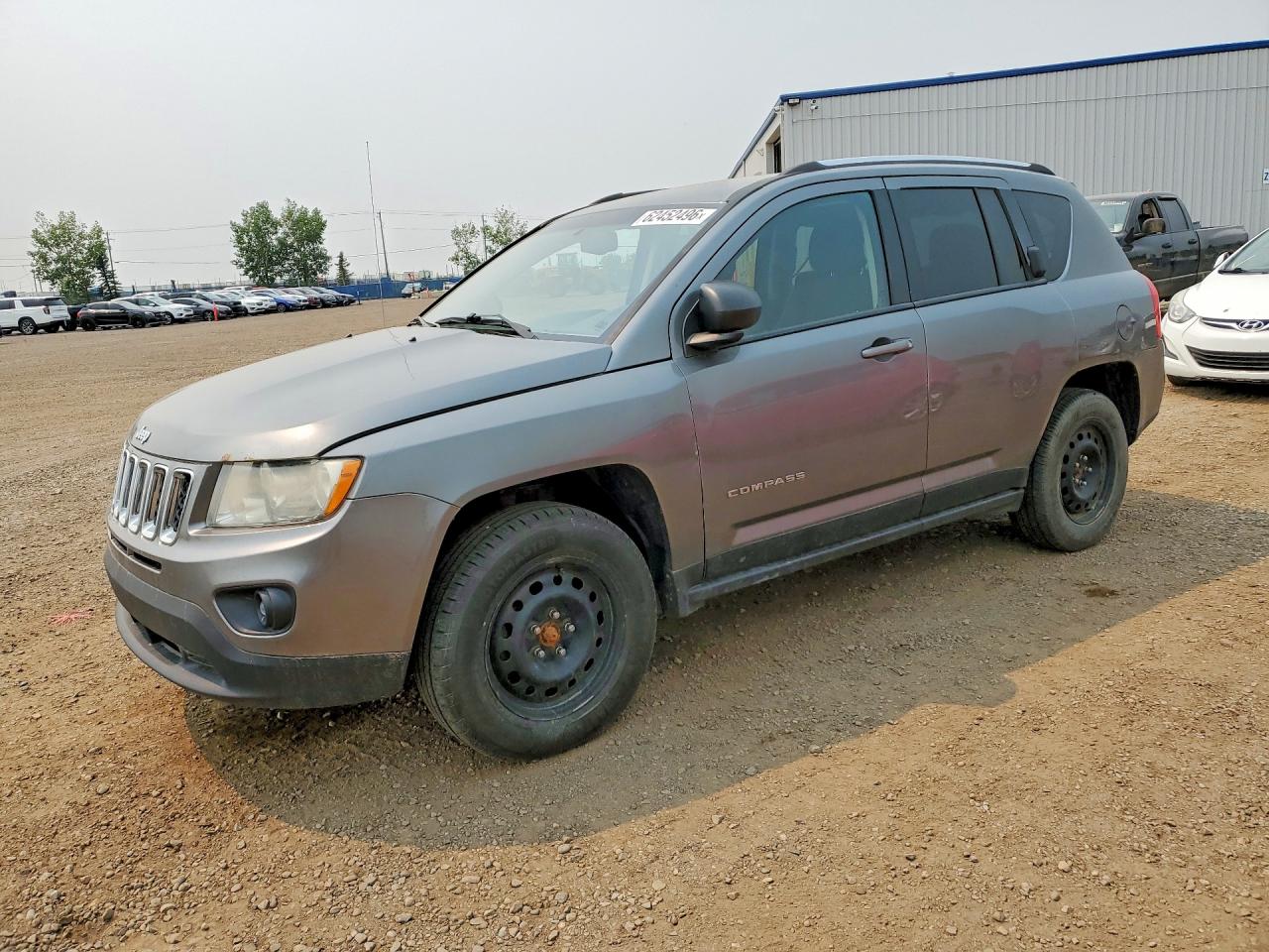2012 Jeep Compass Gray vin: 1C4NJDABXCD523064