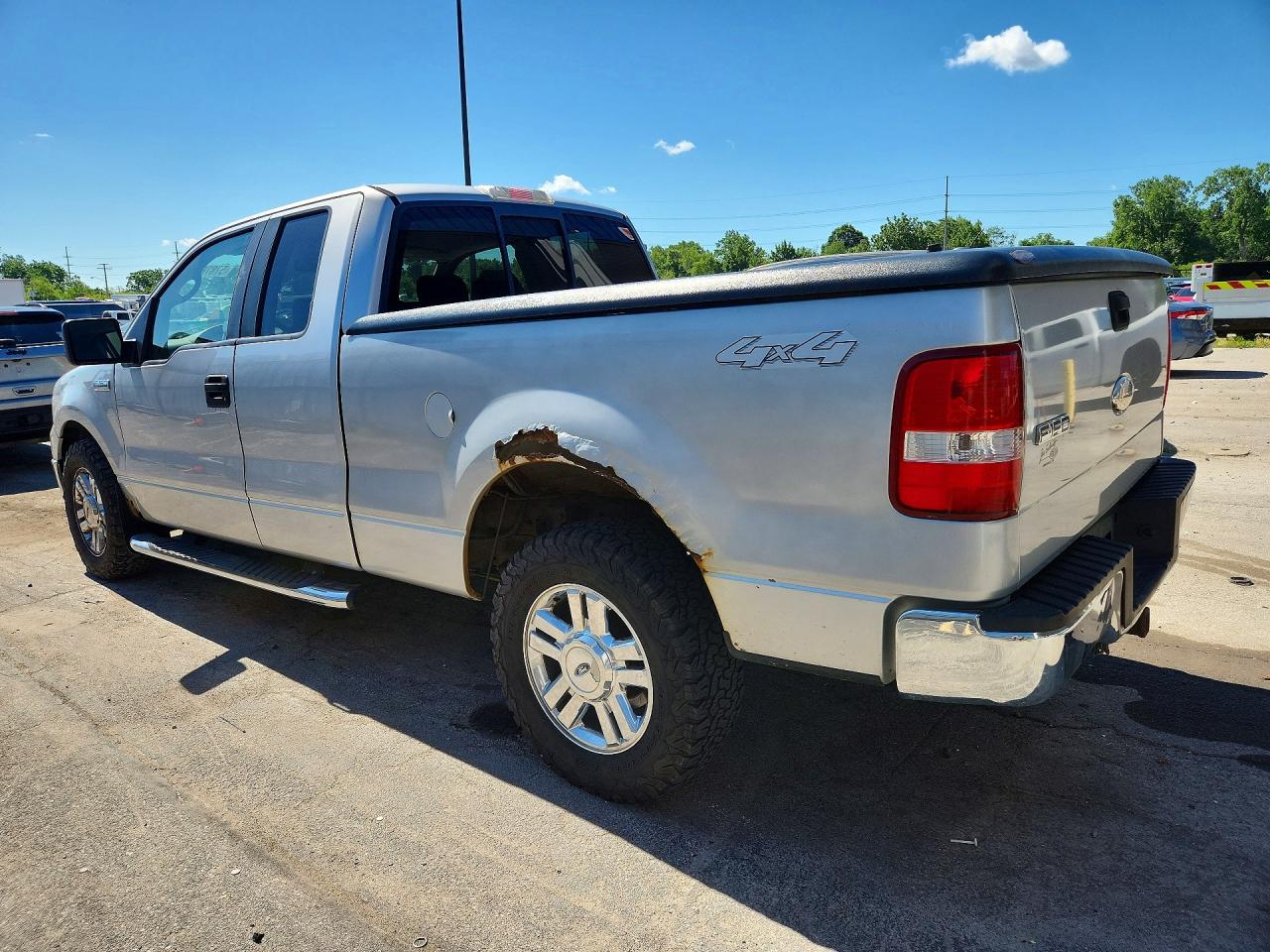 2007 Ford F150 Silver vin: 1FTPX14V17FB17678